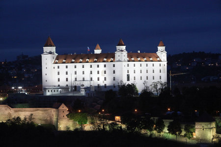 Europe, Eastern Europe Old Town Bratislava Castleのeditorial素材