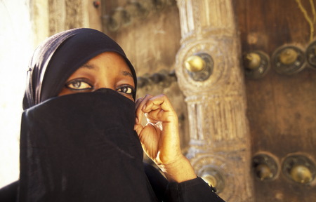 The old city of Stone Town or Zanzibar Town the capital of the island of Zanzibar in the Indian Ocean in Tanzania in East Africaのeditorial素材