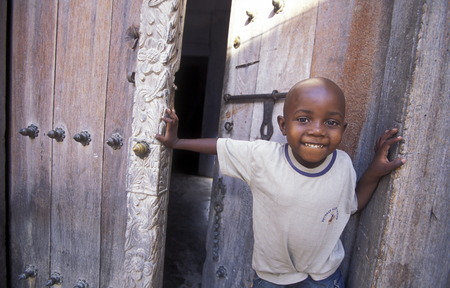 The old city of Stone Town or Zanzibar Town the capital of the island of Zanzibar in the Indian Ocean in Tanzania in East Africaのeditorial素材