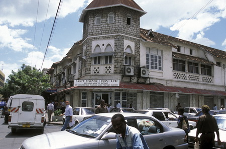 A Colonial house in the capital Dar es Salaam in Tanzania on the Indian Ocean in Tanzania in East Africaのeditorial素材