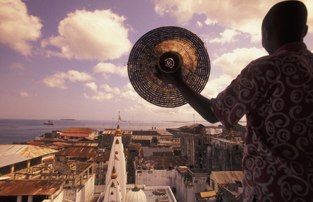 The old city of Stone Town or Zanzibar Town the capital of the island of Zanzibar in the Indian Ocean in Tanzania in East Africaのeditorial素材