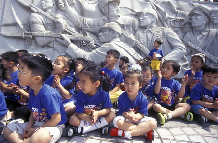 Sculkinder before Memorial was in the center of Seoul the capital of Suekorea in East Asiaのeditorial素材