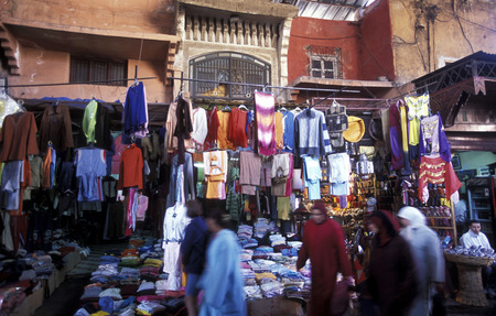 The Souq or Bazzar or Market in the old town of Marrakesh in Morocco in North Africa.
のeditorial素材