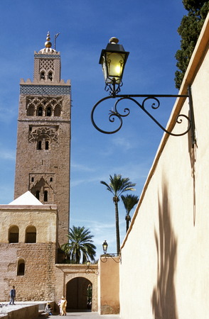 The Mosque Koutoubia in the old town of Marrakesh in Morocco in North Africa.
のeditorial素材