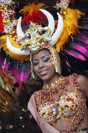 The Carnival in the Town of Tacoronte on the Iceland of Tenerife on the Canary Islands of Islands of Spain in the Atlantic.のeditorial素材