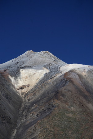 The Volcano Teide on the Iceland of Tenerife on the Canary Islands of Islands of Spain in the Atlantic.のeditorial素材