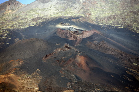 The Volcano Teide on the Iceland of Tenerife on the Canary Islands of Islands of Spain in the Atlantic.のeditorial素材