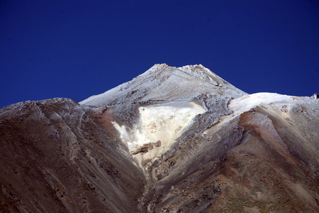 The Volcano Teide on the Iceland of Tenerife on the Canary Islands of Islands of Spain in the Atlantic.のeditorial素材