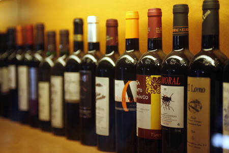 a wine shop of the City of Santa Cruz on the Iceland of Tenerife on the Canary Islands of Islands of Spain in the Atlantic.のeditorial素材