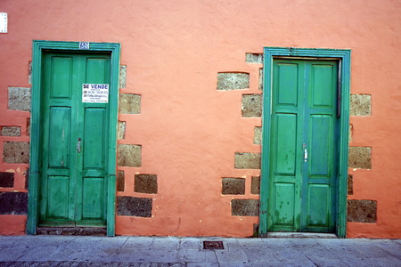 the old Town of Aguimes in the Aguimes valley on the Canary Island of Spain in the Atlantic ocean.のeditorial素材
