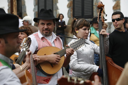 The traditional spring festival in the mountain village of Tejeda in the center of the Canary Iceland of Spain in the Atlantic ocean.のeditorial素材