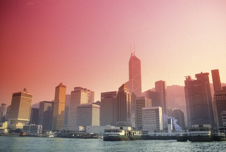 The City Centre of Hong Kong in the south of China in Asia.のeditorial素材