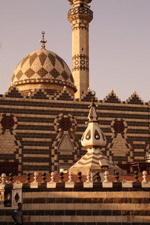 the Abu Darwish Mosque in the City Amman in Jordan in the middle east.のeditorial素材