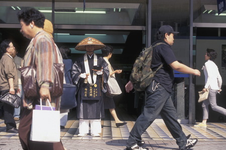 on the streets in the City center of Tokyo in Japan in Asia,のeditorial素材