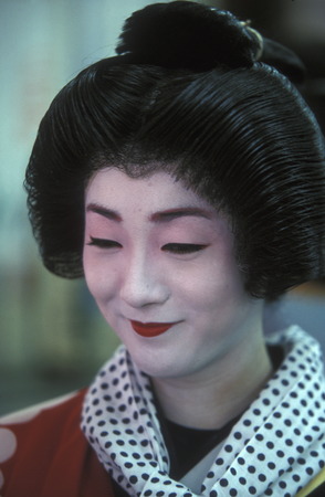 a Gaisha at the big Edo festival at the Kanda Matsuri Temple in the city center of Tokyo in Japan in Asia,のeditorial素材