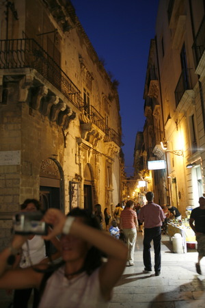 the old Town of Siracusa in Sicily in south Italy in Europe.のeditorial素材