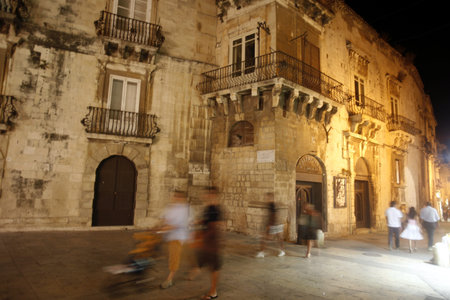 the old Town of Siracusa in Sicily in south Italy in Europe.のeditorial素材