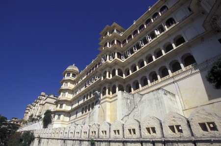 the Palace Hotels Fateh Prakash at the city of Udaipur in the province Rajasthan in India.のeditorial素材