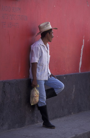 the old town of the city Copan in Honduras in Central America,のeditorial素材