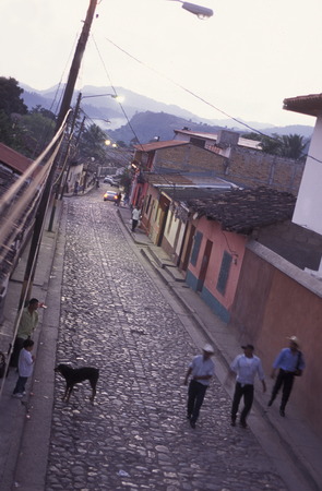 the old town of the city Copan in Honduras in Central America,のeditorial素材