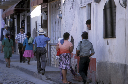 the old town of the city Copan in Honduras in Central America,のeditorial素材