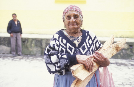 a women at the Village of Gracias in Honduras in Central America,のeditorial素材