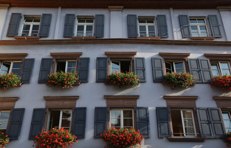 the old town of Freiburg im Breisgau in the Blackforest in the south of Germany in Europe.のeditorial素材