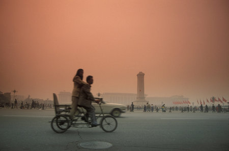 the tiananmen square in the city of Beijing in the east of china in east asia.のeditorial素材