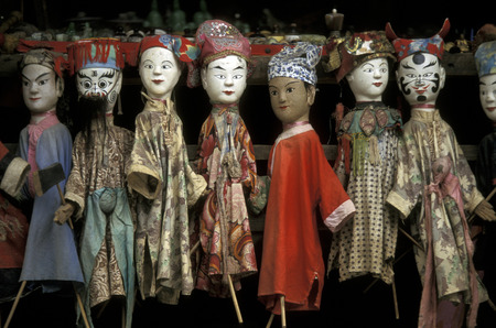 puppet in a market in the town of Yangshou near the city of Guilin in the Guangxi Province of China in in east asia.のeditorial素材