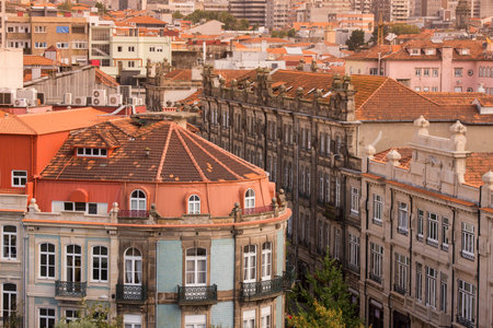 the old town of  ribeira in the city centre of Porto in Porugal in Europe.
