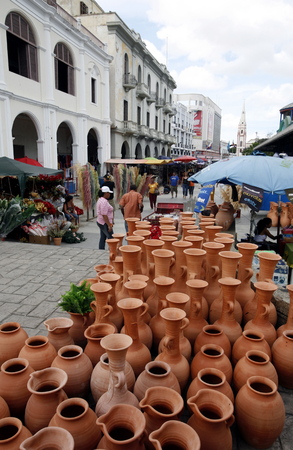 street life in the town of Maracaibo in the west of Venezuela.のeditorial素材