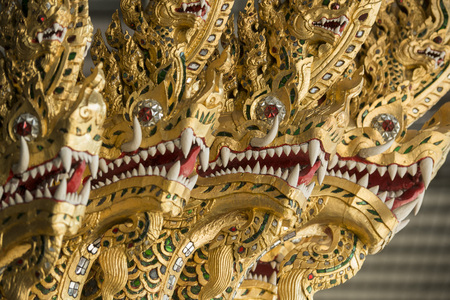 the Royal Barges National Musem in Banglamphu in the city of Bangkok in Thailand in Southeastasia.のeditorial素材