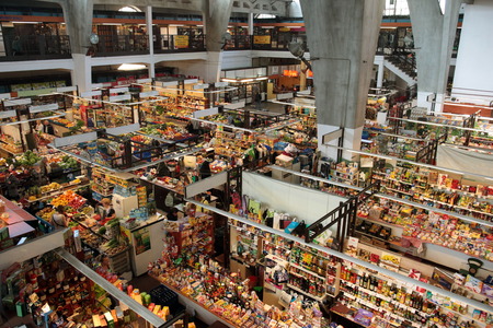 the Market Hall in the old town of Wroclaw in Poland in east Europe.のeditorial素材