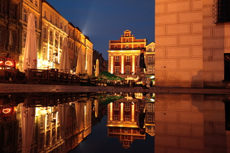 the Stray Rynek square in the old town of Poznan in Poland in east Europe.のeditorial素材