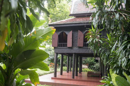 the Suan Pakkad palace in the city of Bangkok on 3.11.2016 in Thailandのeditorial素材