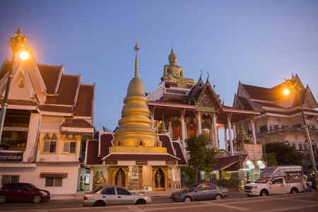 the Temple Wat lamduan at the mekong river in the town of Nong Khai in Isan in north east Thailandのeditorial素材