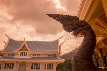 the wat Pa Phu Kon near the city of Udon Thani in the Isan in Northeast Thailand.のeditorial素材