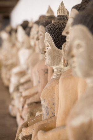 the wat Si Khom Kham in the city of Phayao in North Thailand.の写真素材