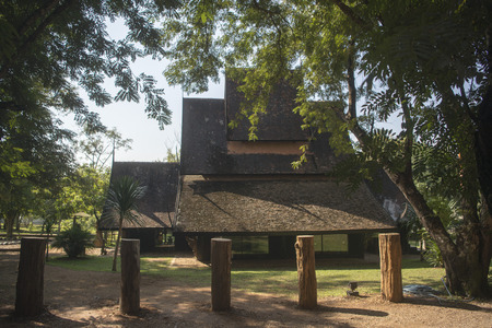 the Baandam Museum in the village of Muang in the north of the city Chiang Rai in North Thailand.のeditorial素材