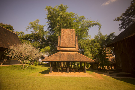 the Baandam Museum in the village of Muang in the north of the city Chiang Rai in North Thailand.のeditorial素材