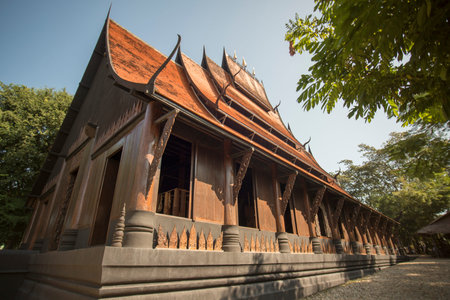 the Baandam Museum in the village of Muang in the north of the city Chiang Rai in North Thailand.のeditorial素材