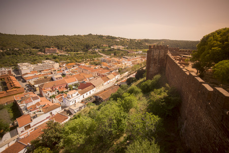 the old Town of Silves at the Algarve of Portugal in Europe.のeditorial素材