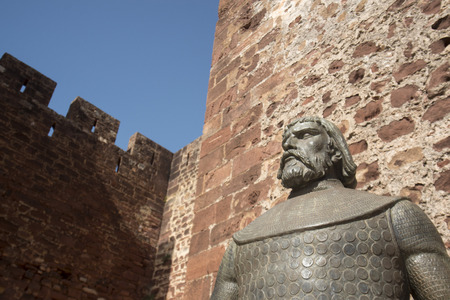 the Castelo in the old Town of Silves at the Algarve of Portugal in Europe.のeditorial素材