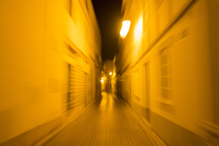 the old town of Loule at the Algarve of Portugal in Europe.の写真素材