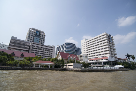 The Siriraj Hospital in Wang Lang in Thonburi in the city of Bangkok in Thailand.  Thailand, Bangkok, November, 2017のeditorial素材