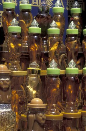 ginseng in a shop on a market in the city of Seoul in South Korea in EastAasia.  Southkorea, Seoul, May, 2006のeditorial素材