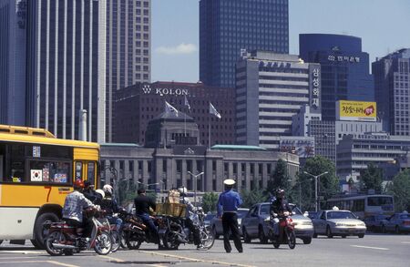 the city centre of Seoul in South Korea in EastAasia.  Southkorea, Seoul, May, 2006のeditorial素材