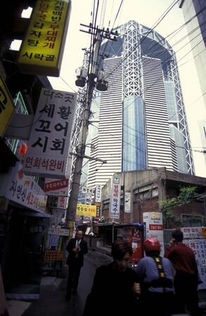 the city centre of Seoul in South Korea in EastAasia.  Southkorea, Seoul, May, 2006のeditorial素材