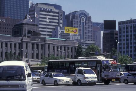 the city centre of Seoul in South Korea in EastAasia.  Southkorea, Seoul, May, 2006のeditorial素材