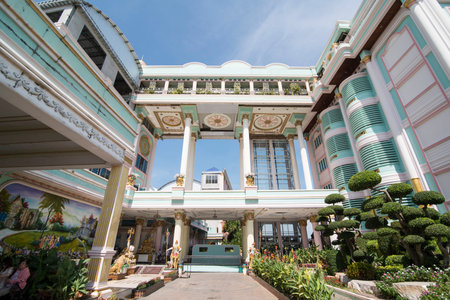 the Sukhawadee Palace near the city of Pattaya in the Provinz Chonburi in Thailand.  Thailand, Pattaya, November, 2018のeditorial素材